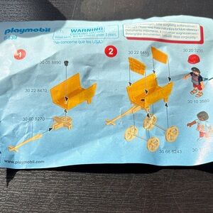 Bright Yellow Playmobil Wagon Set